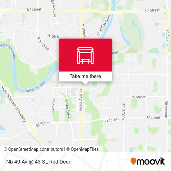 Nb 49 Av @ 43 St map