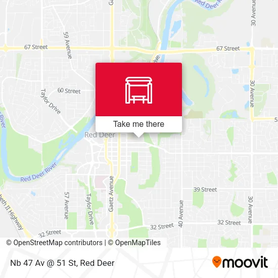 Nb 47 Av @ 51 St map