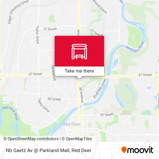 Nb Gaetz Av @ Parkland Mall map