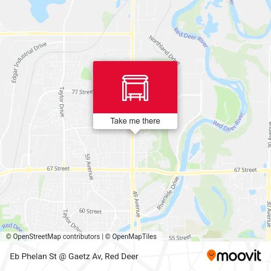 Eb Phelan St @ Gaetz Av map