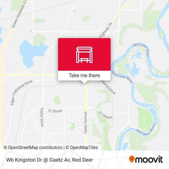 Wb Kingston Dr @ Gaetz Av map