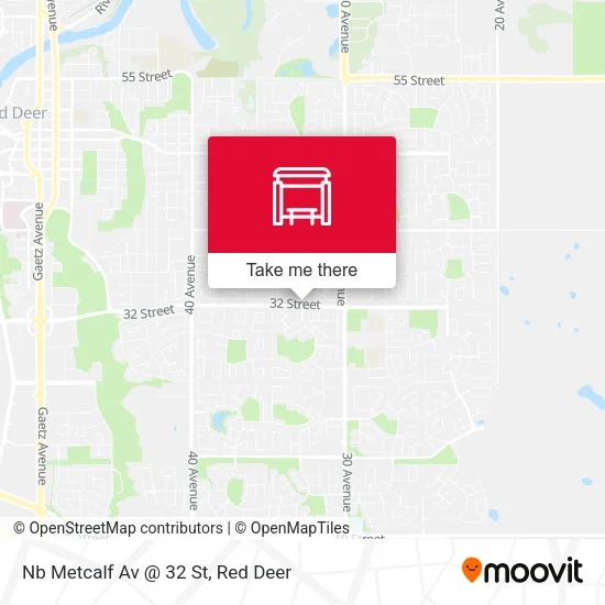 Nb Metcalf Av @ 32 St map