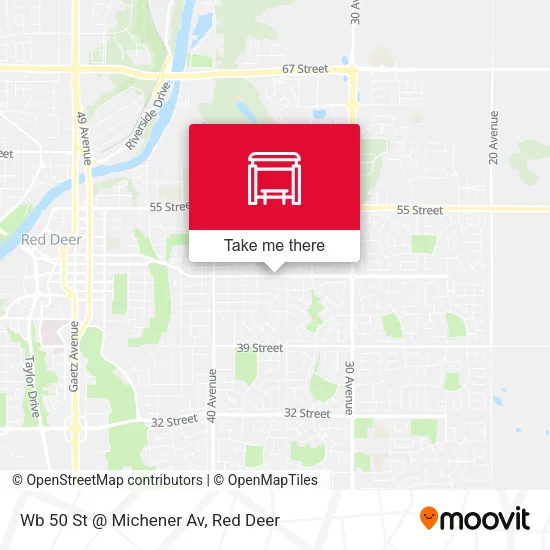 Wb 50 St @ Michener Av map
