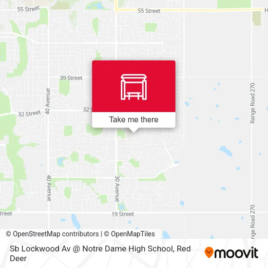 Sb Lockwood Av @ Notre Dame High School map