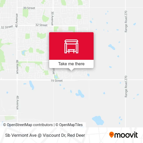 Sb Vermont Ave @ Viscount Dr map