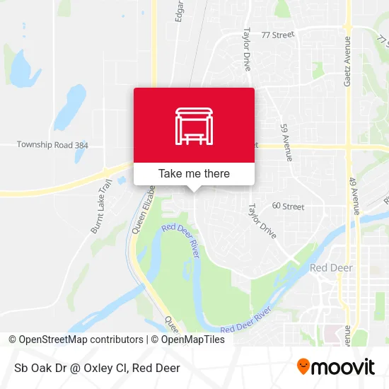 Sb Oak Dr @ Oxley Cl map