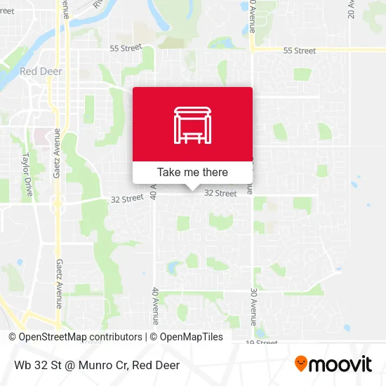 Wb 32 St @ Munro Cr map