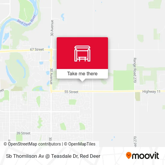 Sb Thomlison  Av @ Teasdale Dr plan