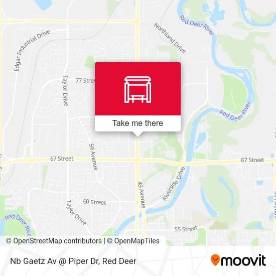 Nb Gaetz Av @ Piper Dr map