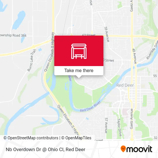 Nb Overdown Dr @ Ohio Cl map