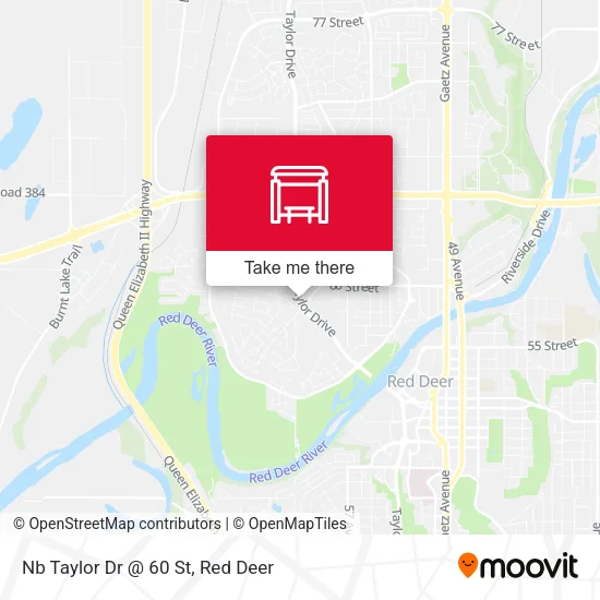 Nb Taylor Dr @ 60 St map
