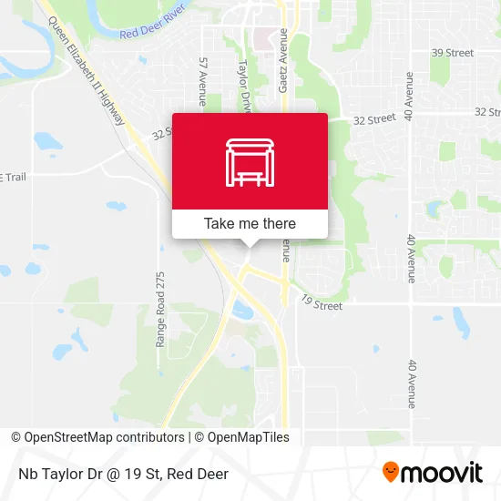 Nb Taylor Dr @ 19 St map
