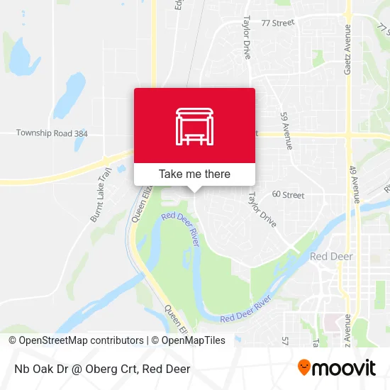 Nb Oak Dr @ Oberg Crt map