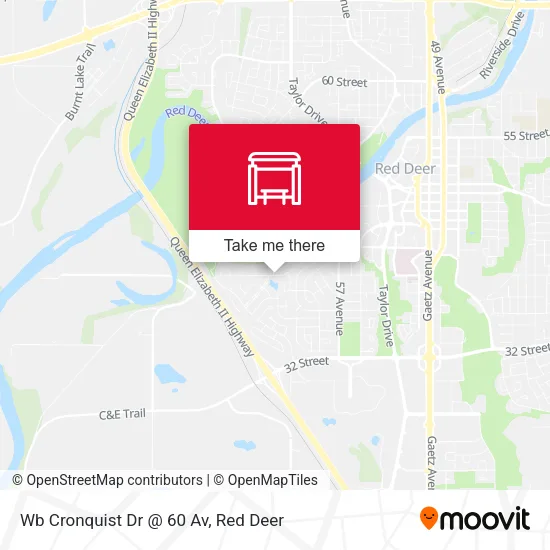 Wb Cronquist Dr @ 60 Av map