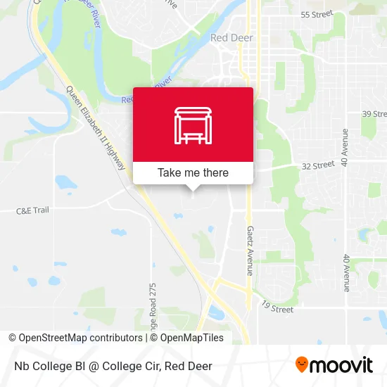 Nb College Bl @ College Cir map