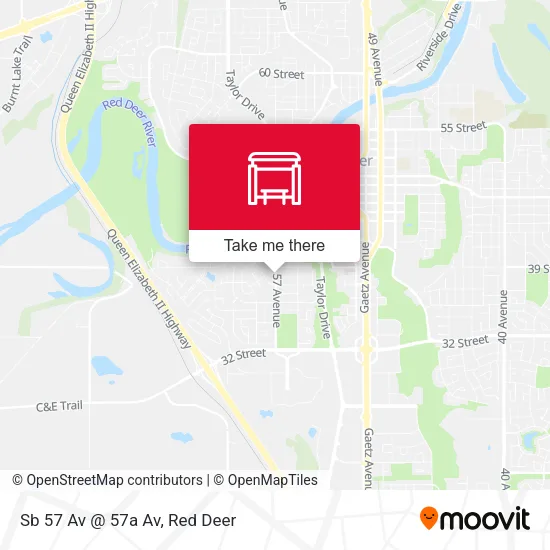 Sb 57 Av @ 57a Av map
