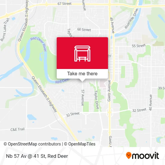 Nb 57 Av @ 41 St map