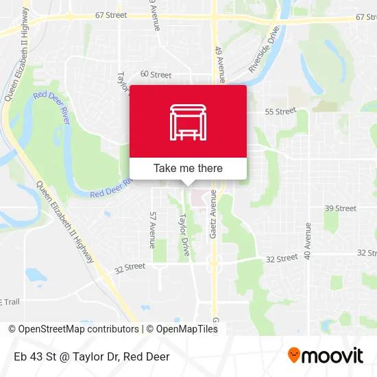 Eb 43 St @ Taylor Dr map