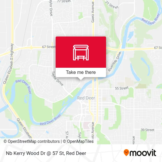 Nb Kerry Wood Dr @ 57 St map