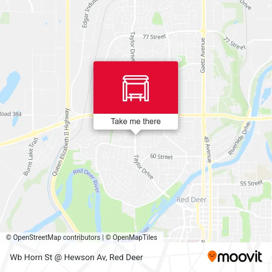 Wb Horn St @ Hewson Av map