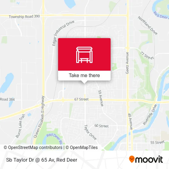 Sb Taylor Dr @ 65 Av map