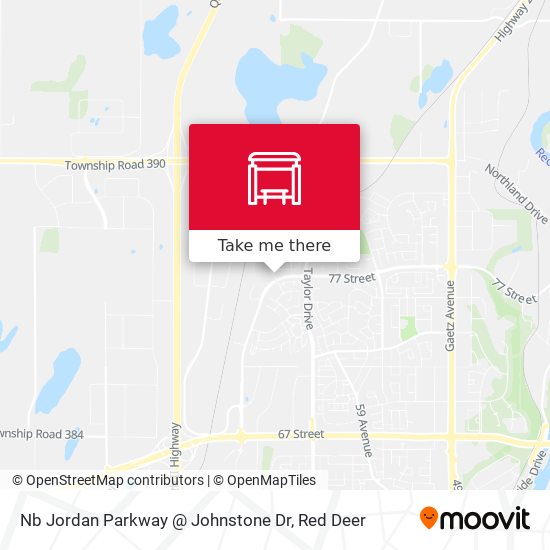 Nb Jordan Parkway @ Johnstone Dr map