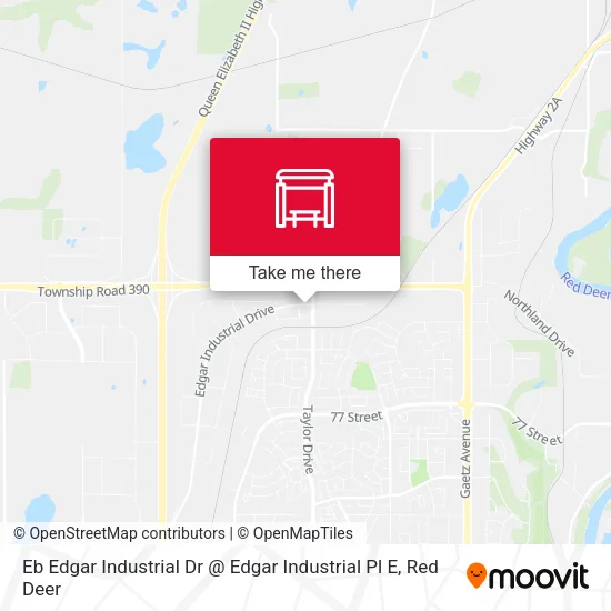 Eb Edgar Industrial Dr @ Edgar Industrial Pl E map