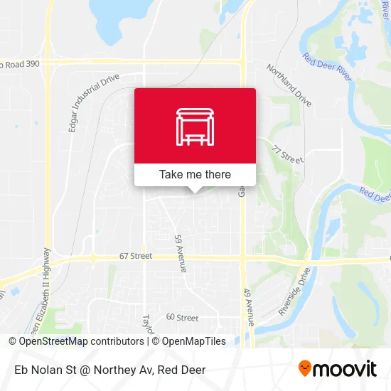 Eb Nolan St @ Northey Av map