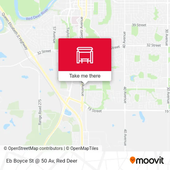 Eb Boyce St @ 50 Av map
