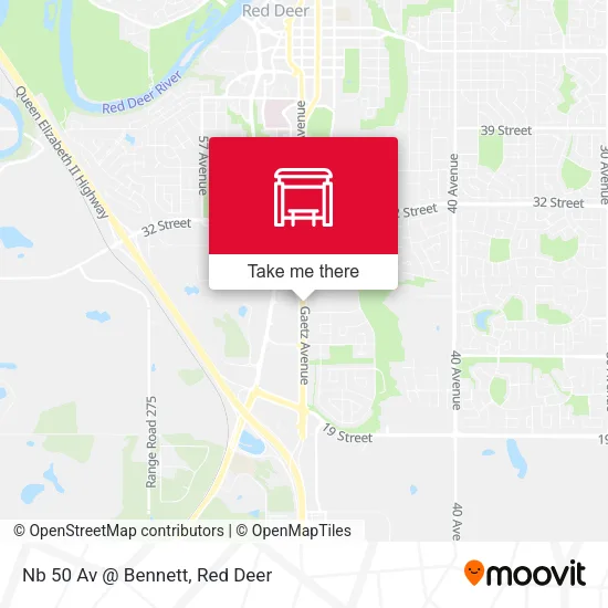 Nb 50 Av @ Bennett map