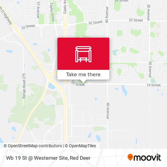 Wb 19 St @ Westerner Site map
