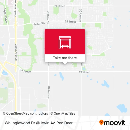 Wb Inglewood Dr @ Irwin Av map