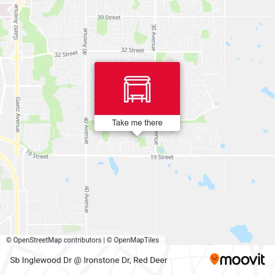 Sb Inglewood Dr @ Ironstone Dr map