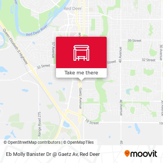 Eb Molly Banister Dr @ Gaetz Av map