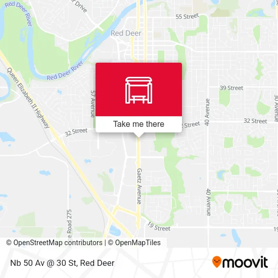 Nb 50 Av @ 30 St map