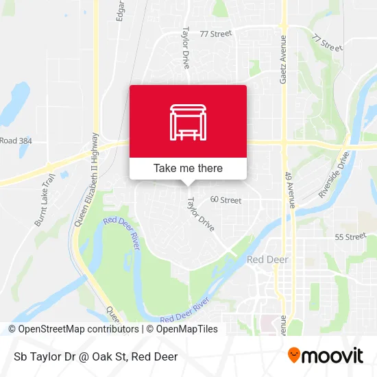 Sb Taylor Dr @ Oak St map