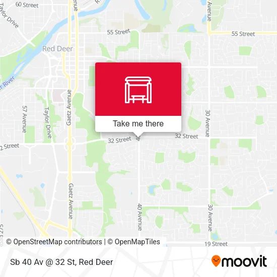 Sb 40 Av @ 32 St map