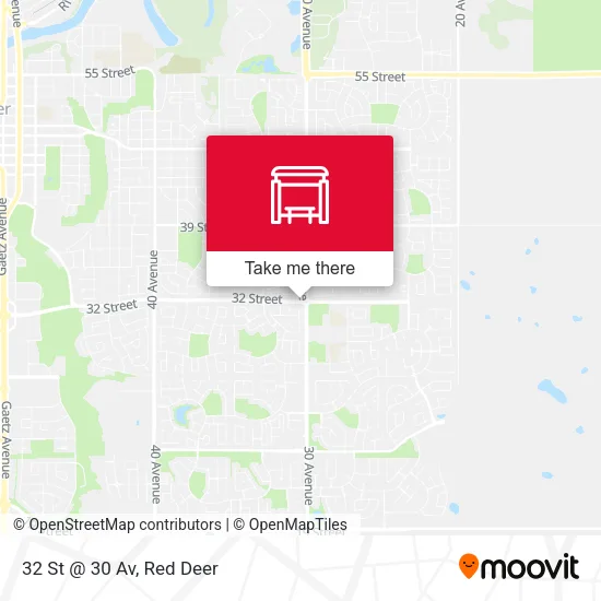 32 St @ 30 Av map