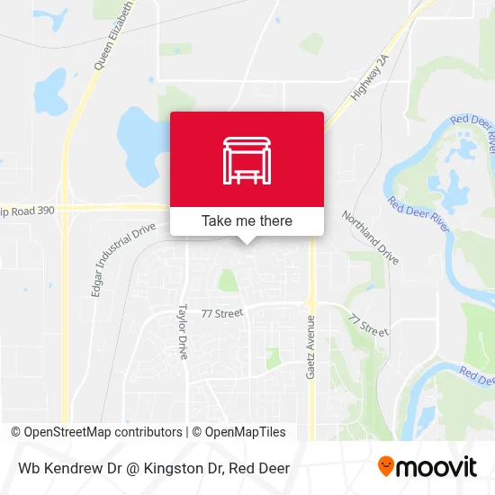 Wb Kendrew Dr @ Kingston Dr map