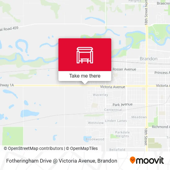 Fotheringham Drive @ Victoria Avenue map