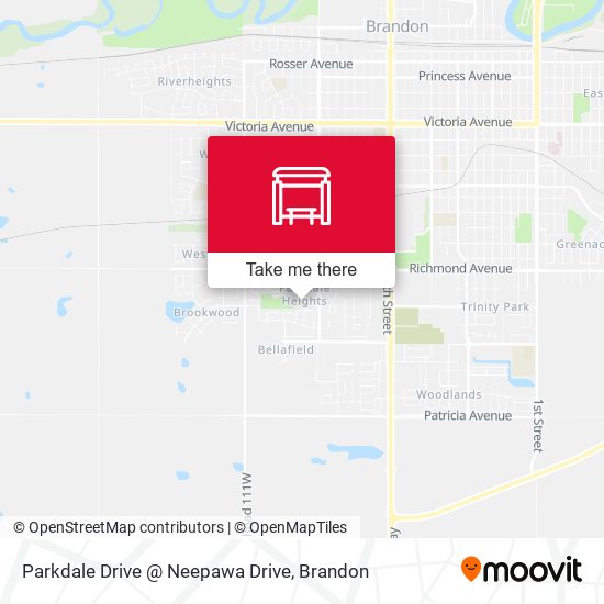 Parkdale Drive @ Neepawa Drive map