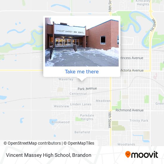 Vincent Massey High School map