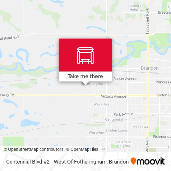 Centennial Blvd #2 - West Of Fotheringham map