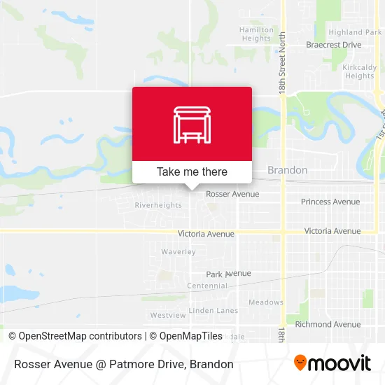 Rosser Avenue @ Patmore Drive map