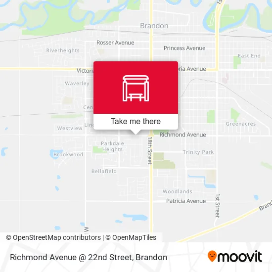 Richmond Avenue @ 22nd Street map