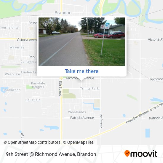 9th Street @ Richmond Avenue map