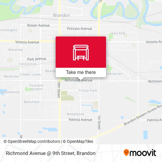 Richmond Avenue @ 9th Street map