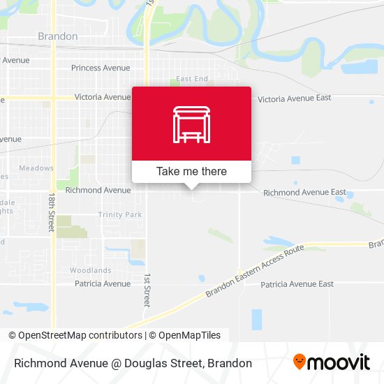 Richmond Avenue @ Douglas Street map