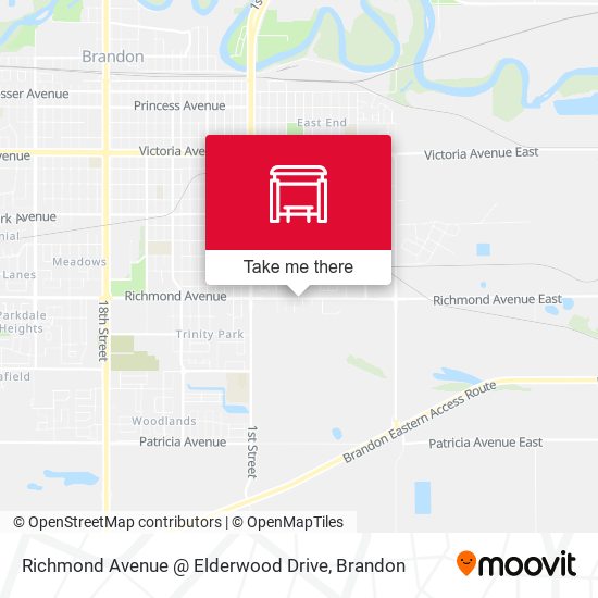 Richmond Avenue @ Elderwood Drive map