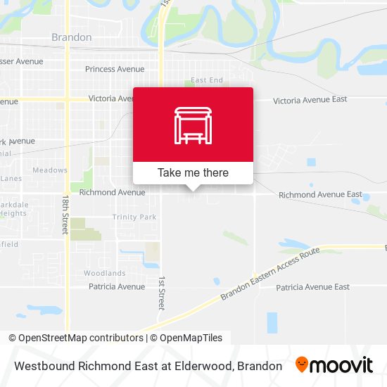 Westbound Richmond East at Elderwood plan